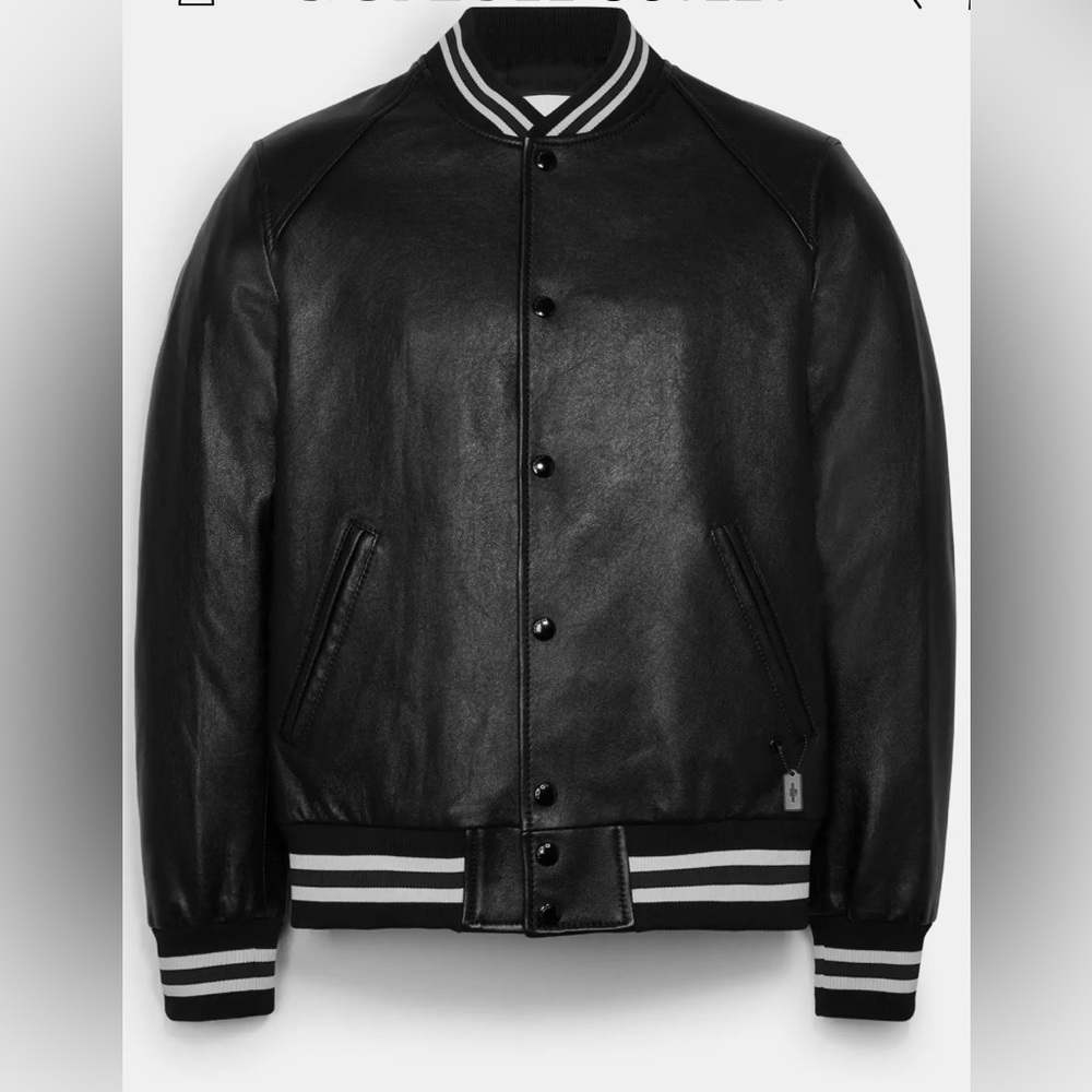 COACH Leather Varsity Jacket
